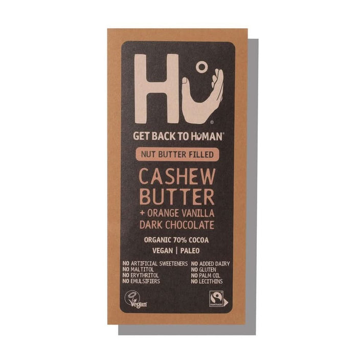 Hu Cashew and Orange Dark Bar 60g