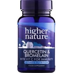 Higher Nature Quercetin & Bromelain 60 Capsules