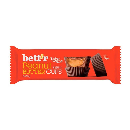 Bettr Nut Butter Cups Peanut Cr?am 39g