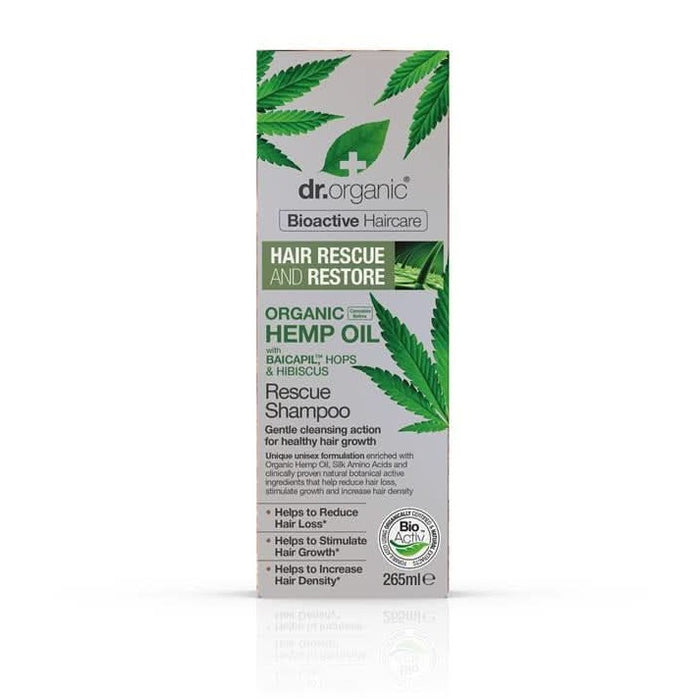 Dr Organic Hemp Oil Rescue Shampoo 265ml