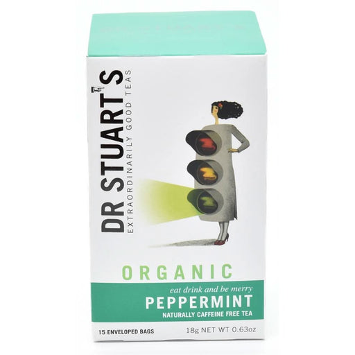 Dr Stuarts Organic Peppermint Herbal Tea 15 Bags