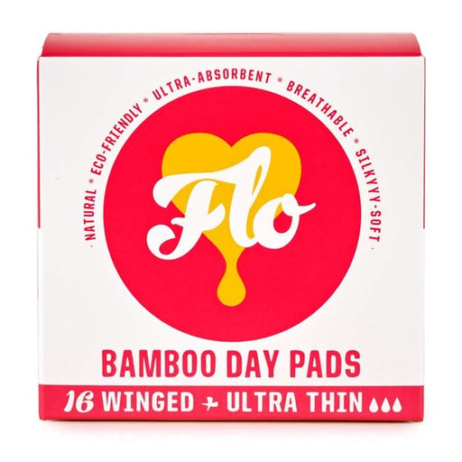 Here We Flo Bamboo Day Pad Pack (16 pads) 16pads