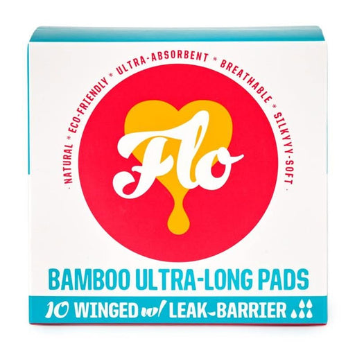 Here We Flo FLO Bamboo Ultra-Long Pads 10pads