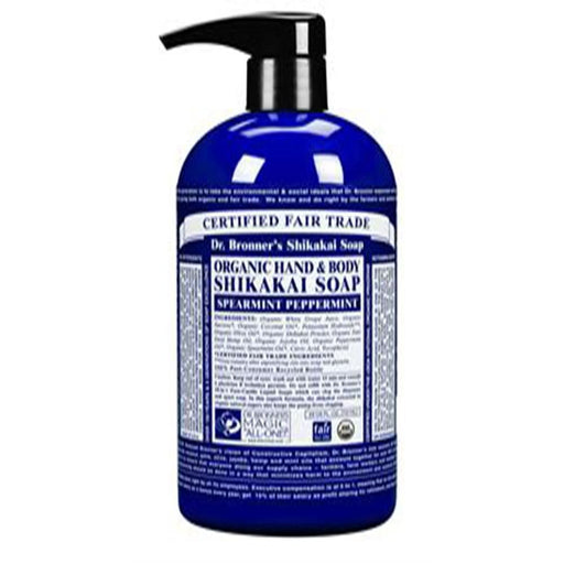 Dr Bronner Shikakai Peppermint Hand Soap 709ml