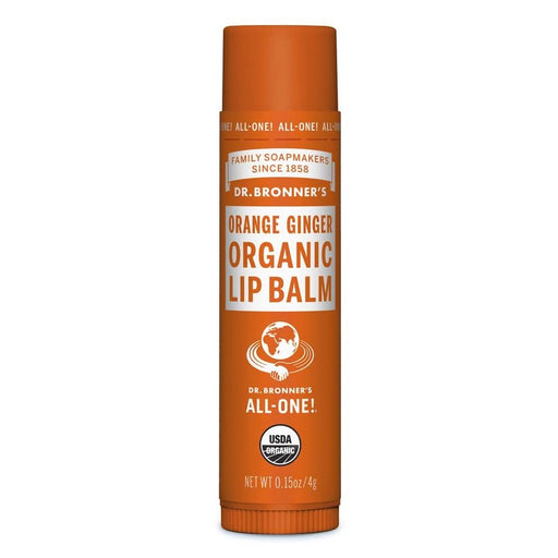 Dr Bronner Lip Balm Orange Ginger 4g
