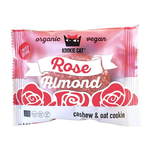 Kookie Cat Rose & Almond Cookie 50g