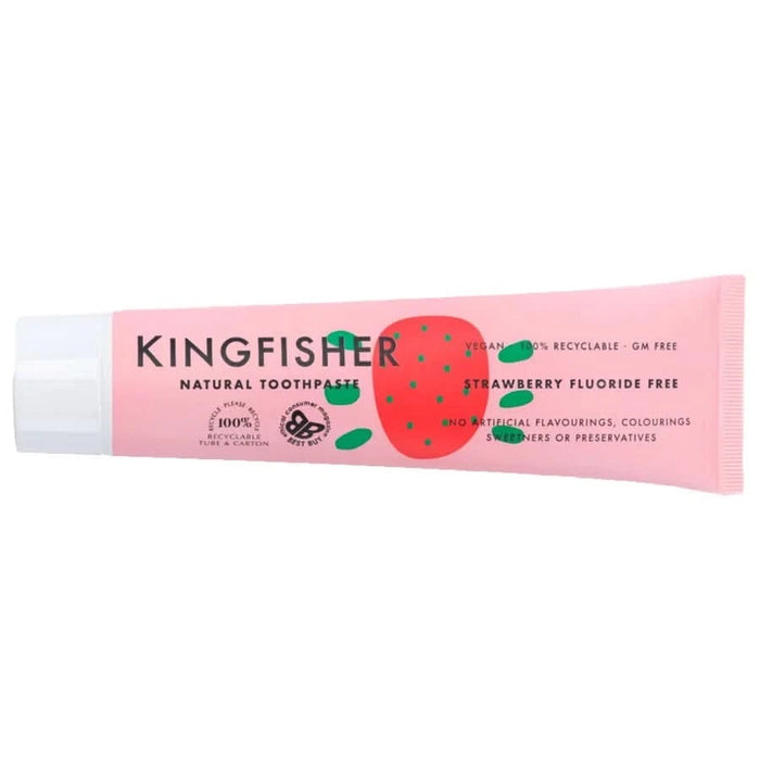 Kingfisher Children's Strawberry Fluoride Free Toothpaste 100ml