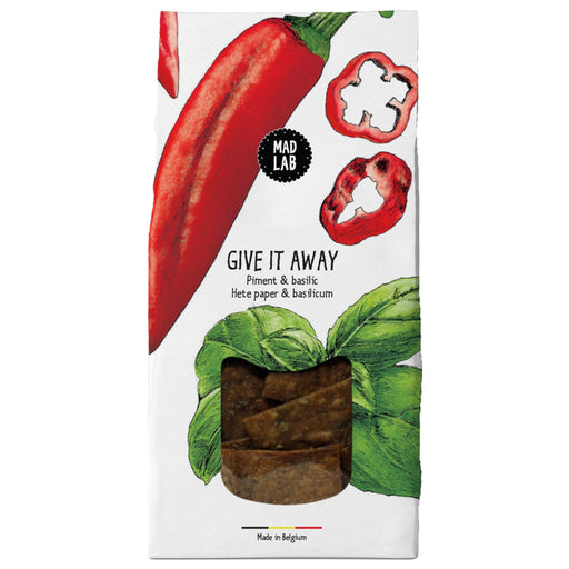 MAD LAB Pepper and Basil Crackers 110g