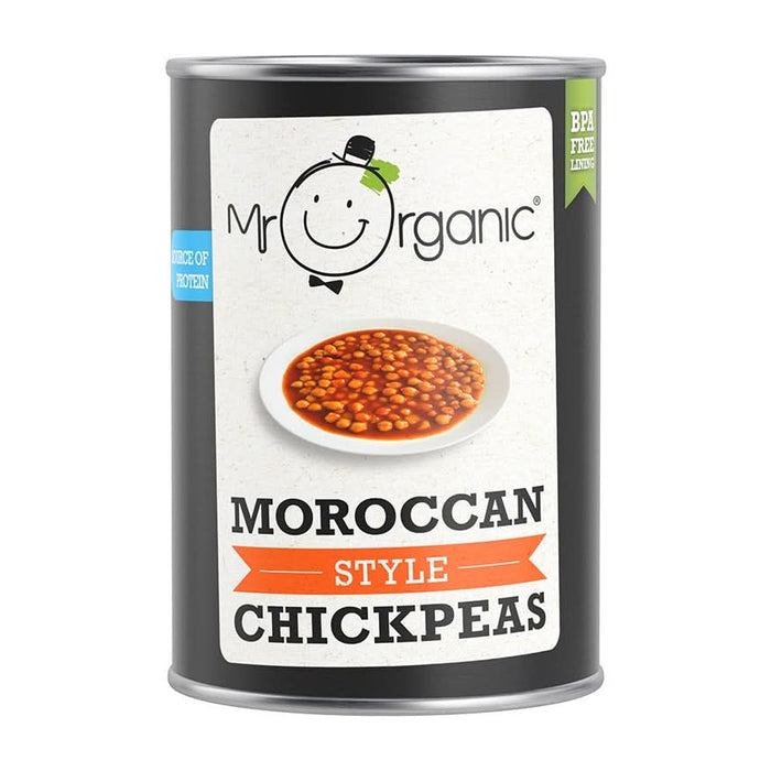 Mr Organic Moroccan Style Chickpeas 400g