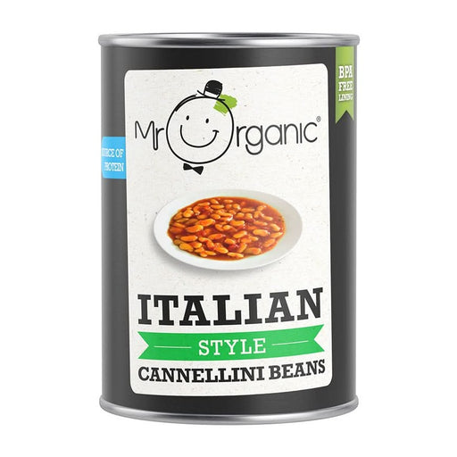 Mr Organic Italian Style Cannellini Beans 400g