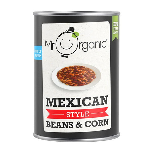 Mr Organic Mexican Style Beans and Corn 400g
