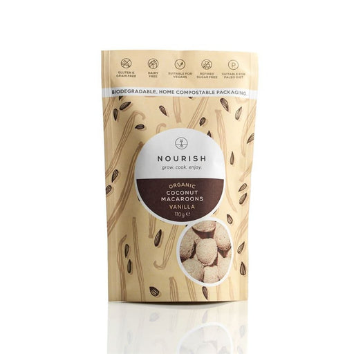 Nourish Organic Vanilla Macaroons 110g