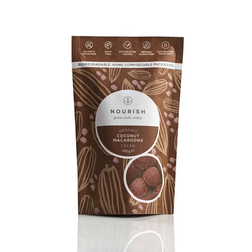 Nourish Organic Cacao Macaroons 140g