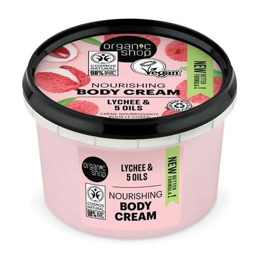 Organic Shop Nourishing Body Cream Lychee 250ml