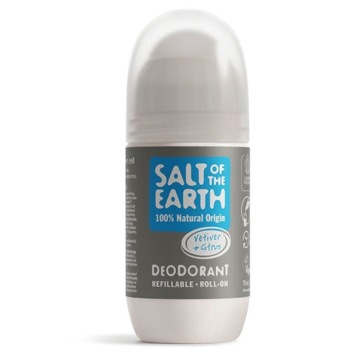 Salt Of the Earth Vetiver & Citrus Refillable Roll On 75ml