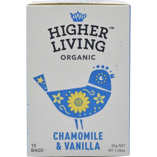 Higher Living Chamomile & Vanilla 15 Bags