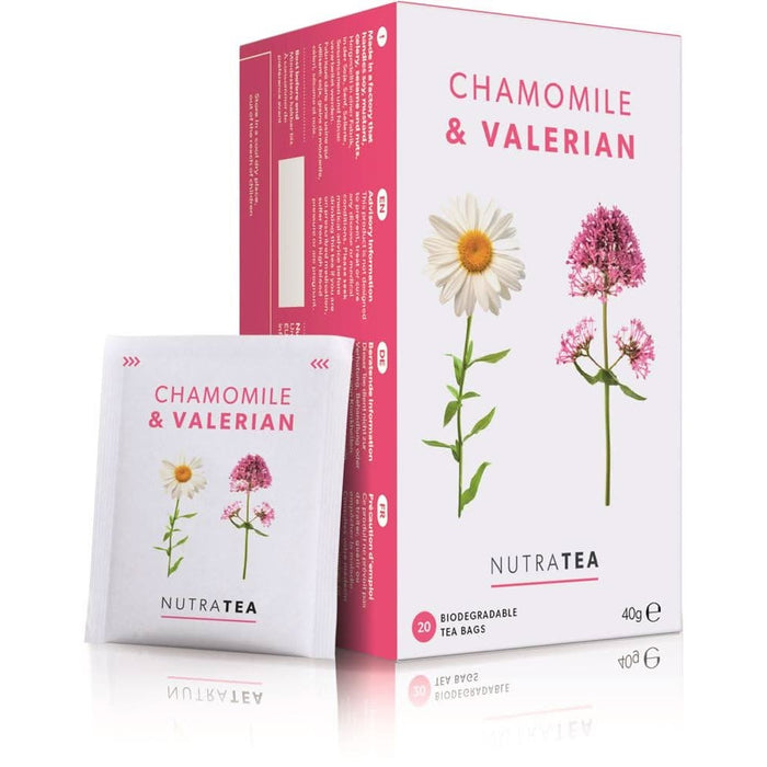 Nutratea Nutra Chamomile & Valerian Tea 20 Bags