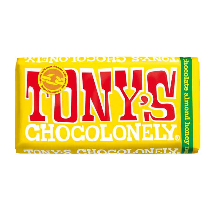 Tonys Chocolonely Almond Honey Nougat 180g