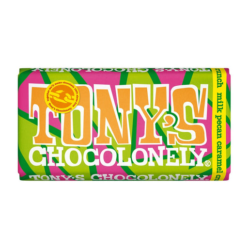 Tonys Chocolonely Milk Pecan Caramel Crunch 180g