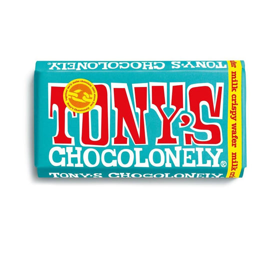 Tonys Chocolonely Milk Crispy Wafer 180g