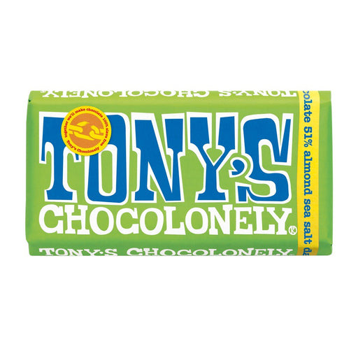 Tonys Chocolonely Dark Almond Sea Salt 180g