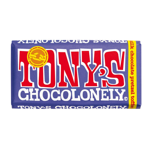 Tonys Chocolonely Dark Milk Pretzel Toffee 180g