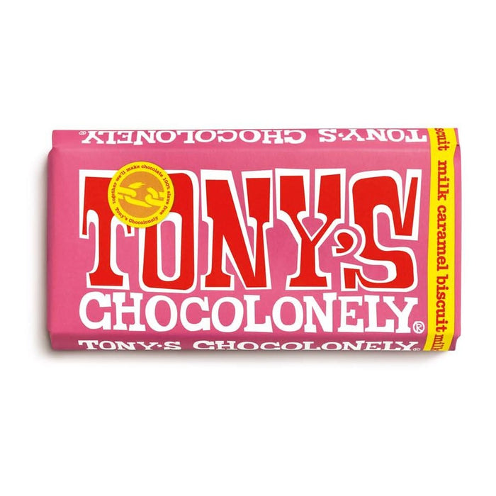 Tonys Chocolonely Milk Caramel Biscuit 180g