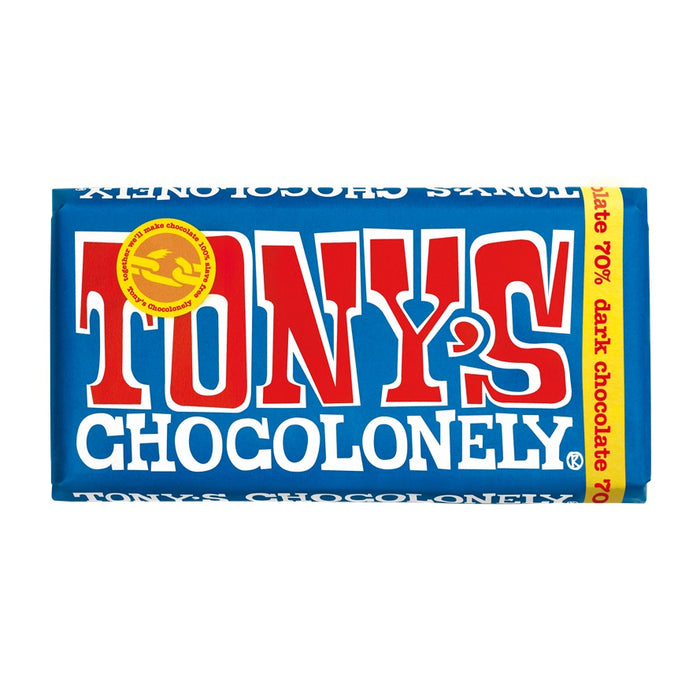 Tonys Chocolonely 70% Dark Chocolate 180g
