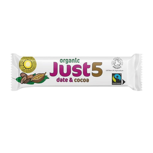 Tropical Wholefoods Just5 Date & Cocoa Bar 40g