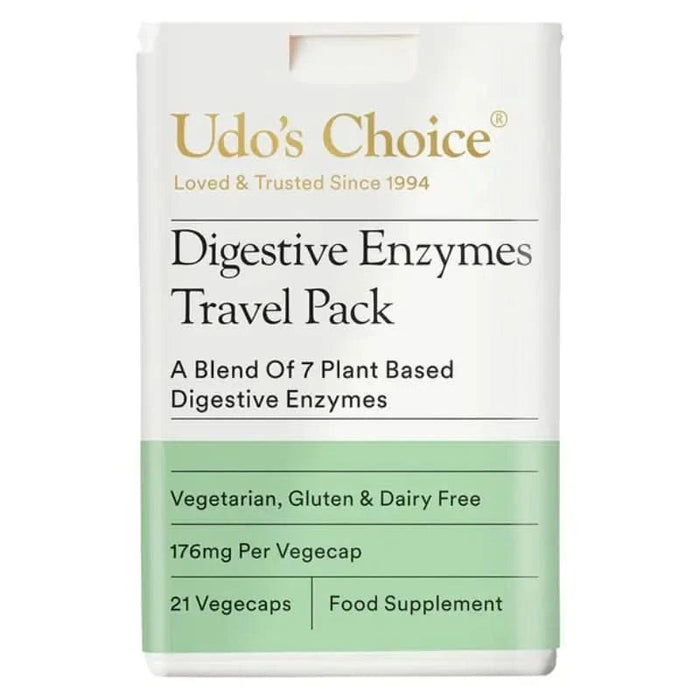 Udo's Choice Digestive Enzyme Travel 21 Capsules