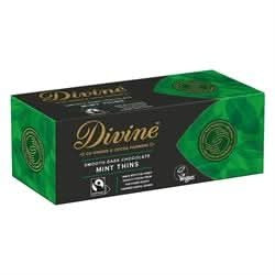 Divine Chocolate Dark Choc Mint Thins 200g