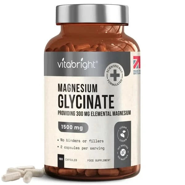 Vitabright Magnesium Glycinate 1500mg 180 Capsules
