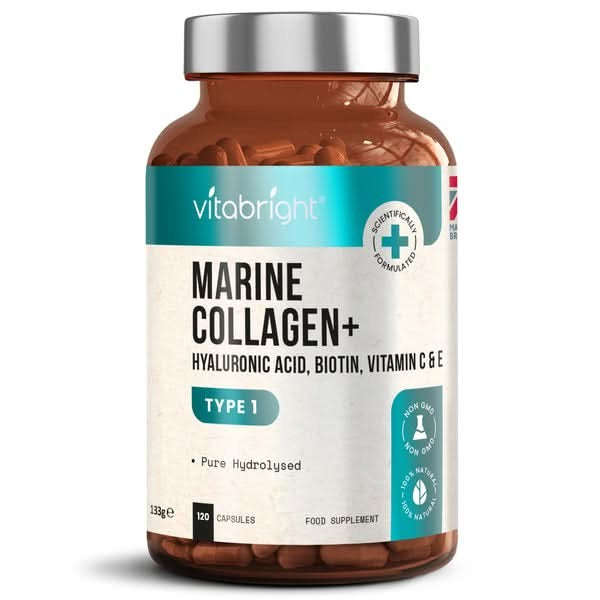 Vitabright Marine Collagen Complex 1000mg 120 Capsules