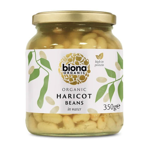 Biona Organic Haricot Beans in Jar 350g