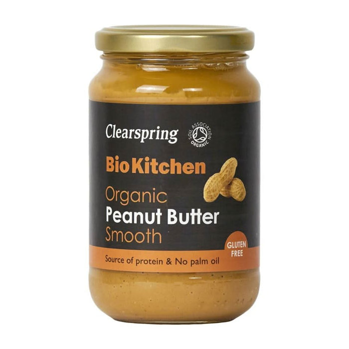 Clearspring Bio Kitchen Organic Peanut Butter Smooth 350g