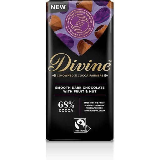 Divine Dark Chocolate with Fruit & Nut 90g