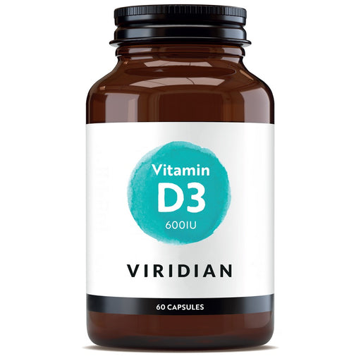 Viridian Vitamin D3 600IU 60 Capsules