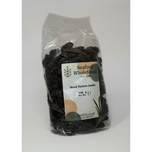 Minton & Donello Black Raisins Jumbo 500g