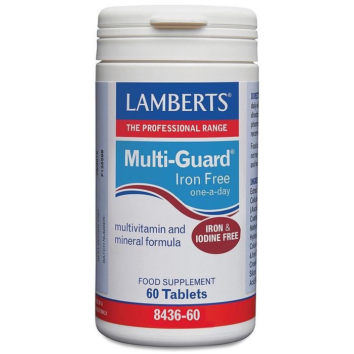 Lamberts Multi-Guard Iron Free 60 Tablets