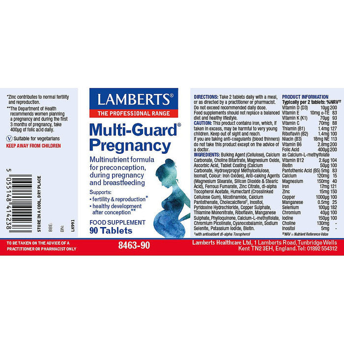 Lamberts Multi-Guard Pregnancy 90 Tablets