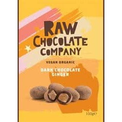 The Raw Chocolate Company Chocolate Ginger 100g