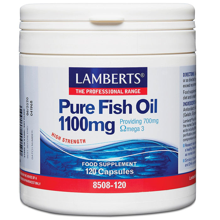 Lamberts Pure Fish Oil 1100Mg 120 Caps