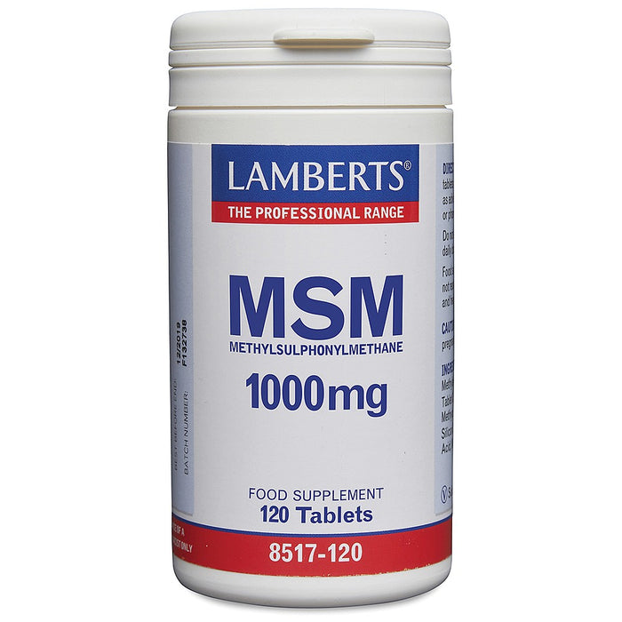 Lamberts MSM 1000Mg 120 Tabs