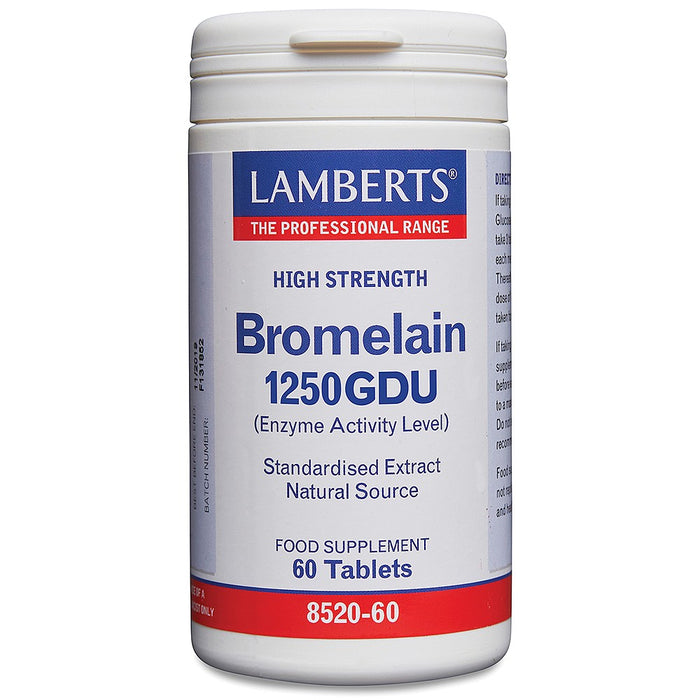 Lamberts Bromelain 1250 Gdu (Enzyme Activity Level) 60 Tabs