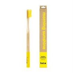 From Earth to Earth Tooth Brush Yellow Medium