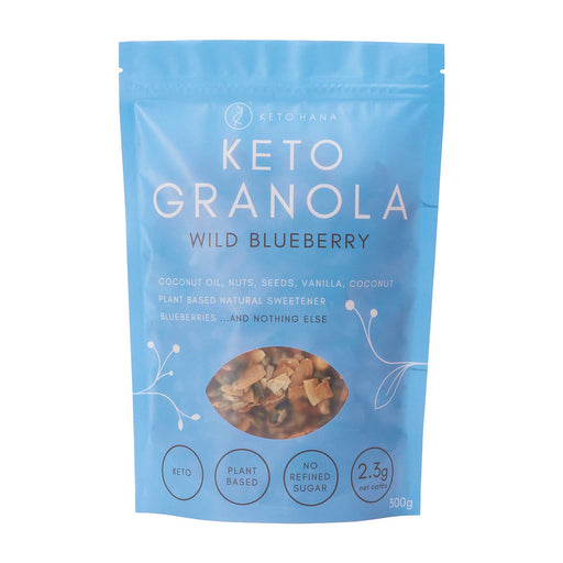 Keto Hana Wild Blueberry Keto Granola 300g