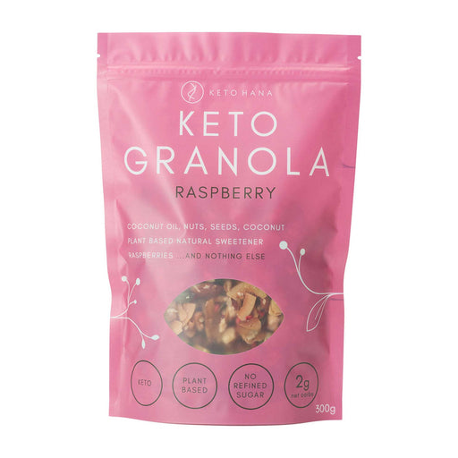 Keto Hana Raspberry Keto Granola 300g