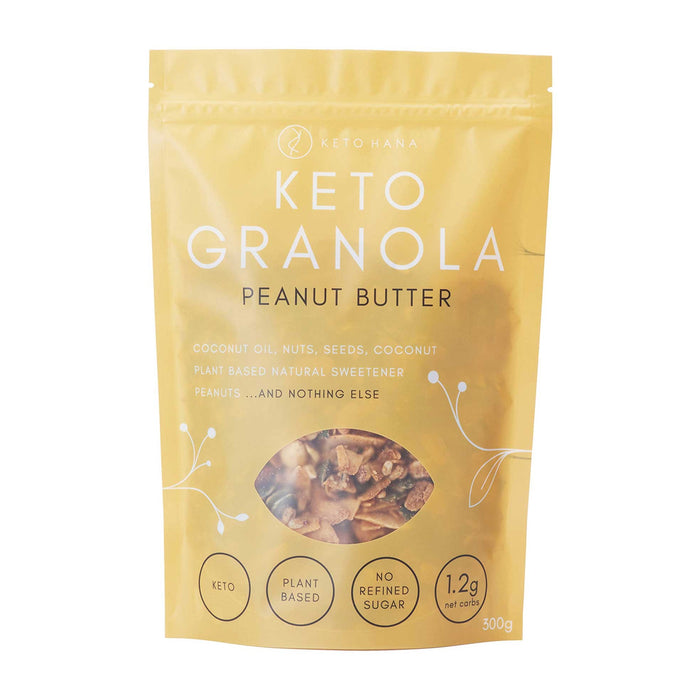 Keto Hana Peanut Butter Keto Granola 300g