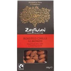Zaytoun Fairtrade Chilli Almonds 140g