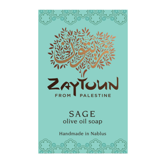 Zaytoun Olive Oil Soap - Sage 100g